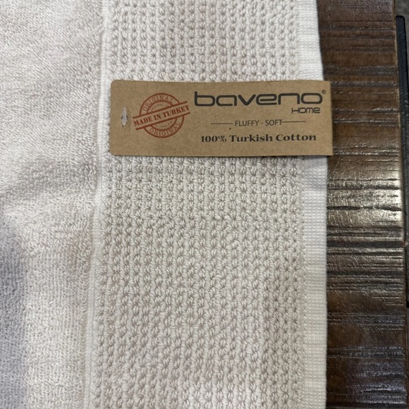 Baveno Home Turkish Cotton Fluffy Soft Linen Color 3 Pack Bath Towels 30x54” NWT - Picture 7 of 8